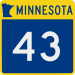 MN 43 route shield